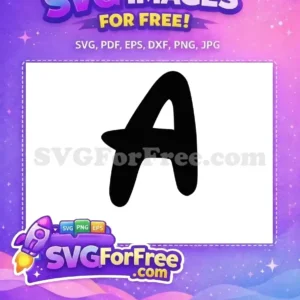 Free Black Letter A Free Minnie Font Free SVG