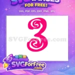 Free Pink Minnie Free Number One Minnie Free SVG - Instant Download