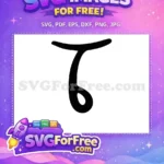 Free Number 1 Free Cursive Black Font Minnie Mouse Font Free SVG - Instant Download
