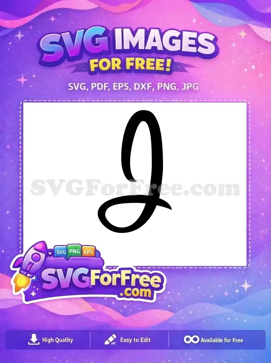 Free Minnie Mouse Initial Free Letter J Font Free SVG