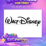 Free Walt Disney Text Free Classic Logo Free SVG - Instant Download