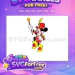 Free Drum Major Minnie Free Disney Parade Cartoon Free SVG - Instant Download