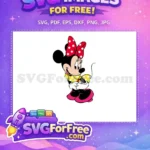 Free Smiling Minnie Free Yellow Dress Minnie Mouse Free SVG - Instant Download