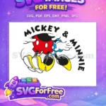 Free Classic Mickey Free Minnie Mouse Cartoon Free SVG - Instant Download