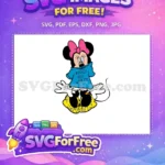 Free Pink Bow Minnie Free Blue Mickey Said What Shirt Free SVG - Instant Download