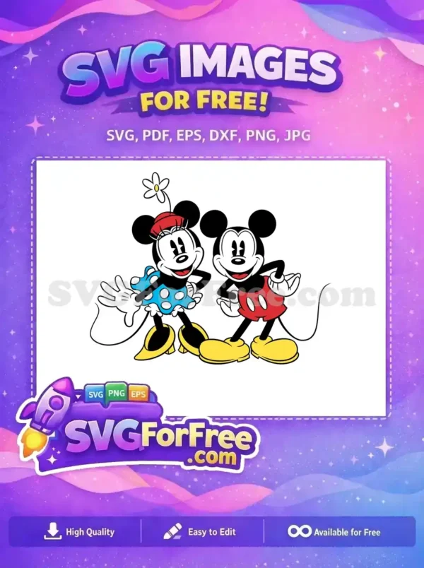 Free Smiling Minnie Free Polka Dots Happy Mickey Free SVG Free Smiling Minnie Free Polka Dots Happy Mickey Free SVG