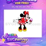Free Ice Cream Cone Free Polka Dot Dress Minnie Free SVG - Instant Download
