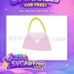 Free Pink Minnie Purse Free Light Green Handle Minnie Free SVG - Instant Download