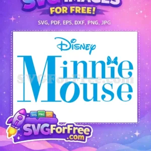 Free Blue Minnie Free Bow Disney Character Free SVG Free Blue Minnie Free Bow Disney Character Free SVG