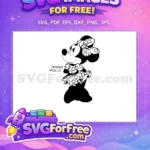 Free Polka Dot Bow Free Cheerful Minnie Mouse Free SVG - Instant Download