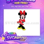 Free Red Bow Minnie Free Worried Expression Disney Free SVG - Instant Download