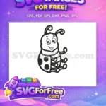 Free Smiling Ladybug Free Black Lines Miraculous Free SVG 1 - Instant Download