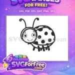 Free Smiling Ladybug Free Black Spots Miraculous Free SVG 1 - Instant Download