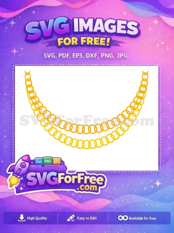 Free Golden Rings Free Chain Pattern Miscellaneous Free SVG