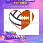 Free Volleyball Lines Free Football Stitches Sports Free SVG - Instant Download