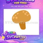 Free Tan Mushroom Spots Free Cut Design Miscellaneous Free SVG - Instant Download