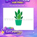 Free Potted Succulent Free Green Leaves Miscellaneous Free SVG - Instant Download