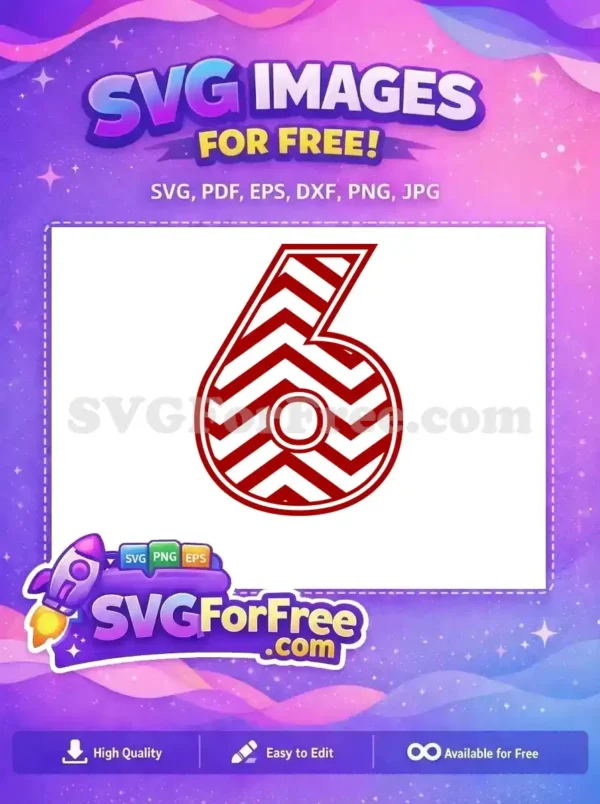 Free Number Six Chevrons Free Red Design Miscellaneous Free SVG Free Number Six Chevrons Free Red Design Miscellaneous Free SVG