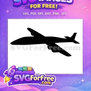 Free Airplane Silhouette Free Jet Plane Transportation Free SVG