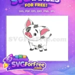Free Pua Pig Free Gray Spots Moana Free SVG - Instant Download