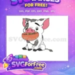 Free Pua Pig Free Food Bowl Moana Free SVG - Instant Download