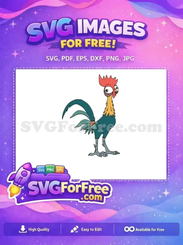 Free Googly Eyes Free Colorful Feathers Moana Free SVG 1