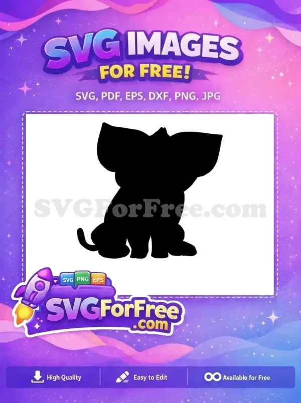 Free Hei Hei Silhouette Free Rooster Side Moana Free SVG 2