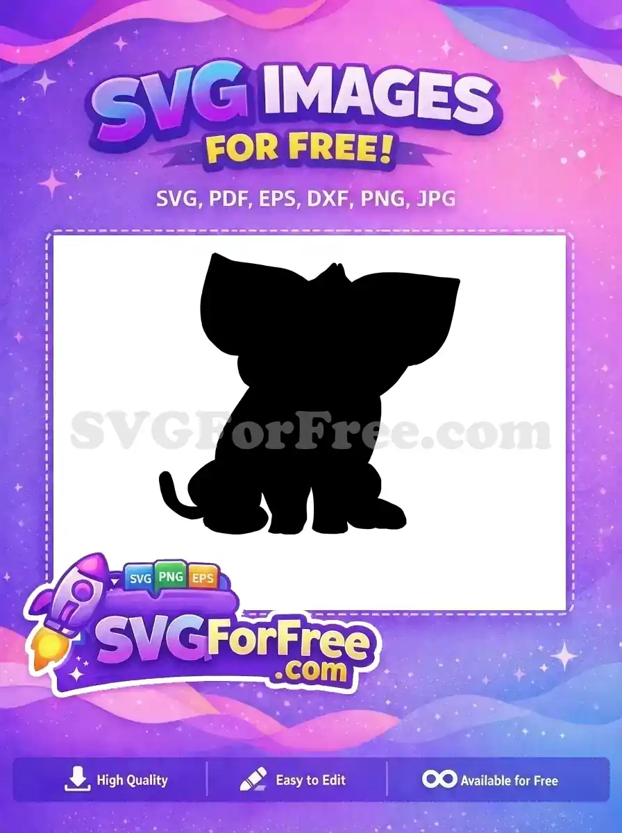 Free Hei Hei Silhouette Free Rooster Side Moana Free SVG 2