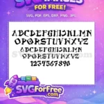 Free Distressed Letters Free Numbers Moana SVG Free SVG - Instant Download