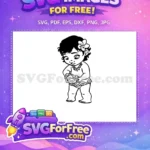 Free Smiling Expression Free Adventure Outfit Moana Free SVG - Instant Download
