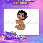 Free Clapping Hands Free Pink Flower Moana Free SVG - Instant Download
