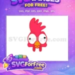 Free Hei Hei Googly Eyes Free Chicken Moana Free SVG - Instant Download