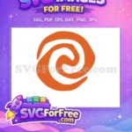 Free Swirl Design Free Orange Icon Moana Free SVG - Instant Download