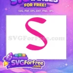 Free Pink Letter Free Moana Font Movie Free SVG - Instant Download