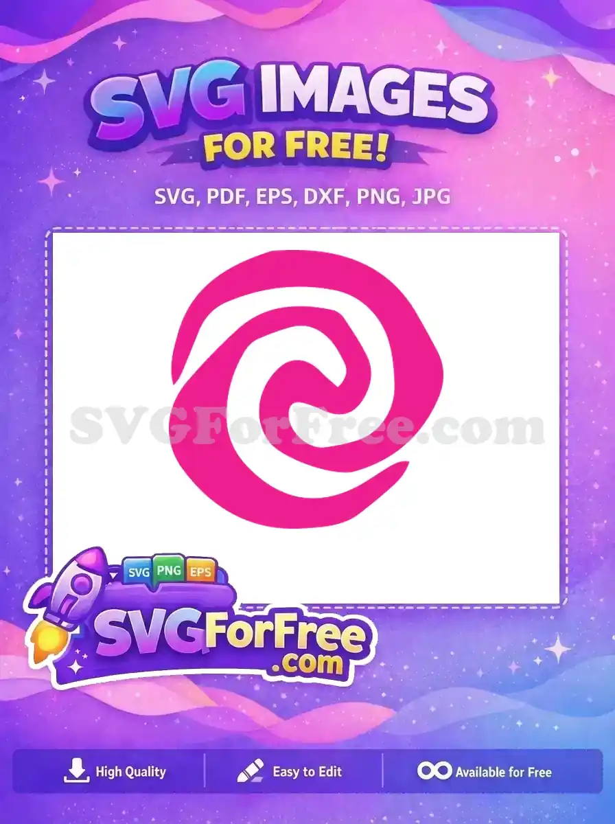 Free Pink Swirl Free Separate Moana Font Free SVG