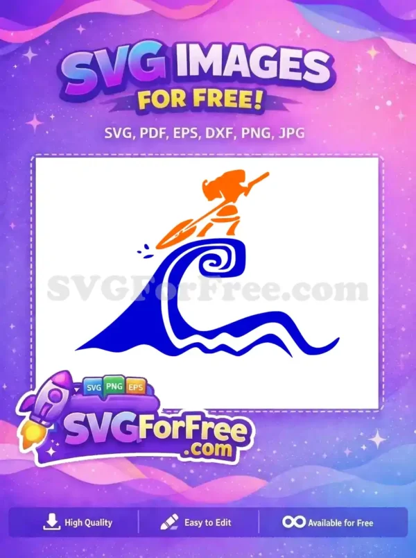 Free Orange Silhouette Moana Free Ocean Wave Scene Free SVG Free Orange Silhouette Moana Free Ocean Wave Scene Free SVG