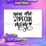 Free Strong Mom Free Mother Quote Silhouette Free SVG - Instant Download