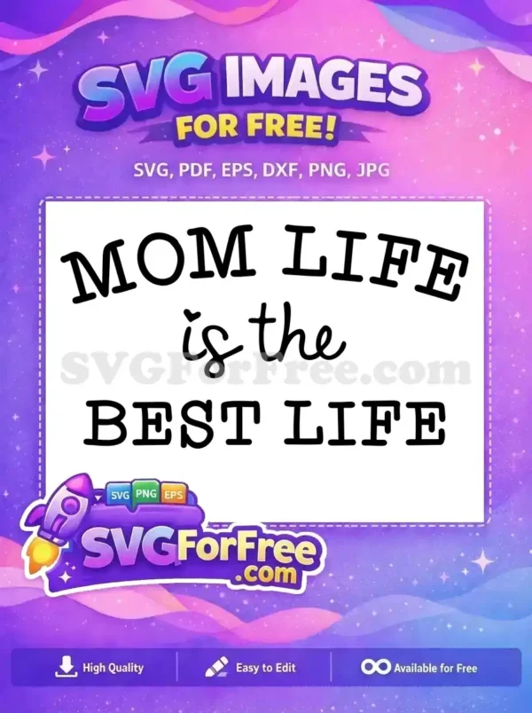 Free Heartfelt Mom Free Quote Motherhood Free SVG