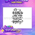 Free Heart Art Free Mother Love Family Quote Free SVG - Instant Download