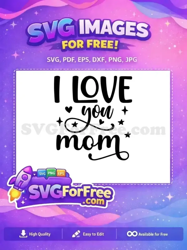 Free Heartfelt Quote Free Loving Mom Design Free SVG 2