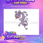 Free Purple Lizard Tongue Free Randall Boggs Monsters Inc Free SVG - Instant Download