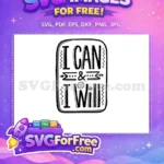 Free Positive Affirmation Free Success Quotes Motivation Free SVG 2 - Instant Download