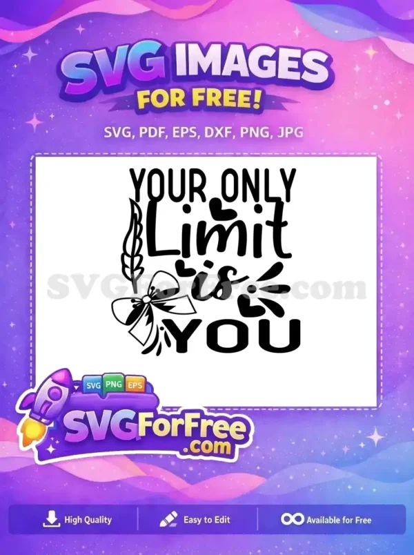 Free Feather Accent Free Heart Detail Motivation Free SVG