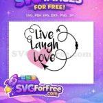 Free Heart Arrow Free Swirls Live Laugh Love Free SVG - Instant Download