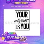 Free Bold Letters Free Cursive Text Motivation Free SVG - Instant Download