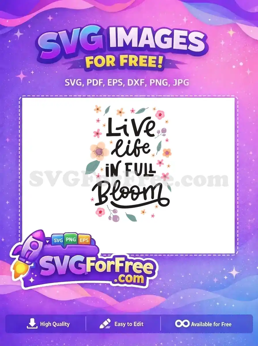 Free Floral Elements Free Lettering Motivation Quotes Free SVG