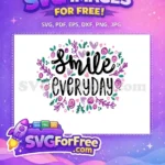 Free Floral Hearts Free Teal Leaves Motivation Quotes Free SVG - Instant Download