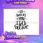 Free Positive Affirmation Free Uplifting Thoughts Motivation Free SVG - Instant Download