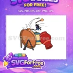Free Mushu Drumming Free Red Orange Mulan Free SVG - Instant Download