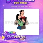 Free Smiling Mulan Free Li Shang Happy Mulan Free SVG - Instant Download